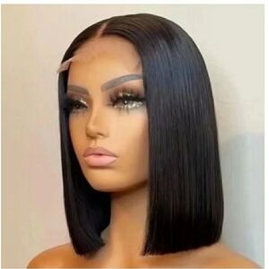 Sleek Black Bob Wig